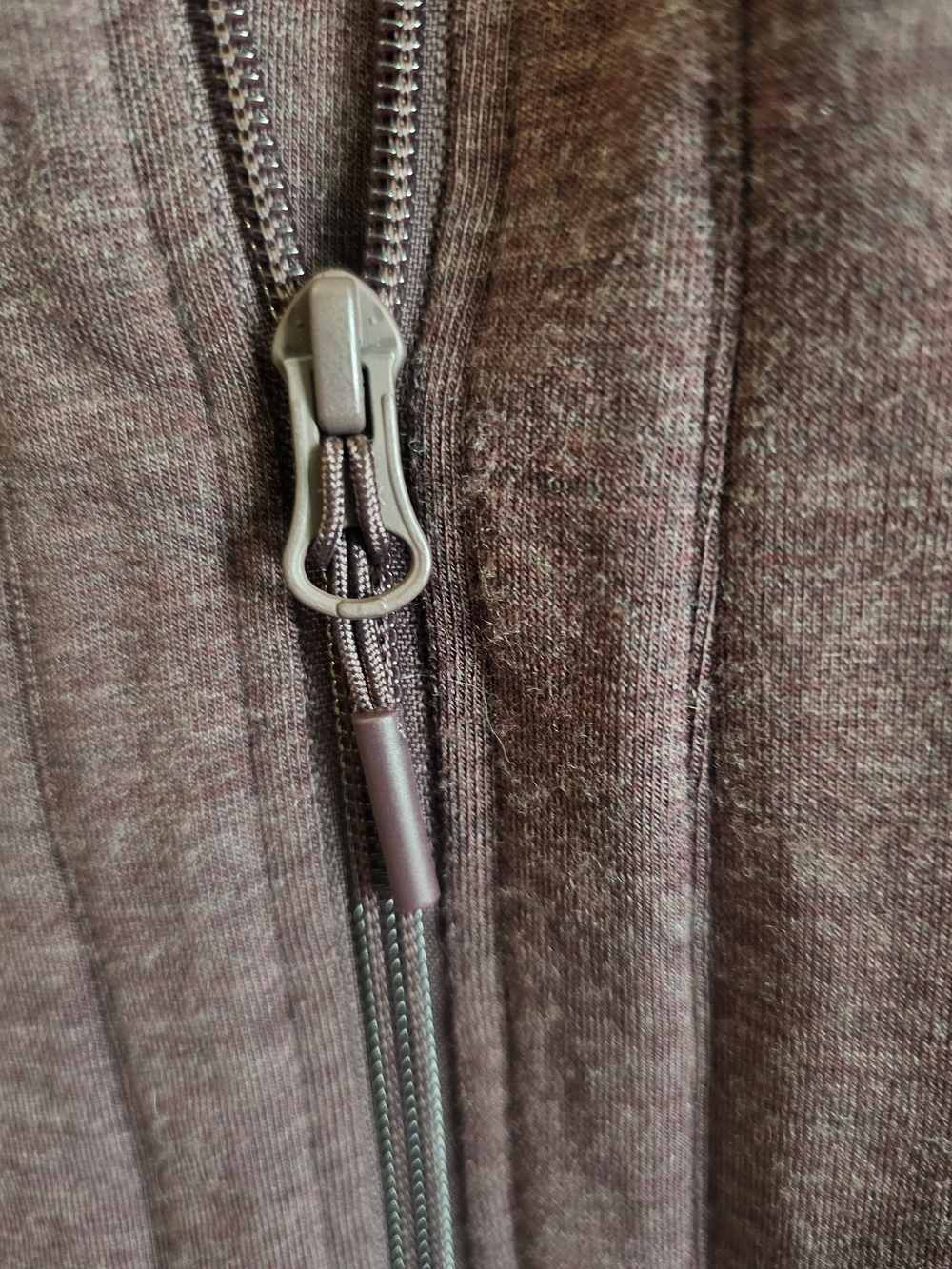 WoolX Finley Merino Wool Zip Up Jacket Womens Small Purple Athletic Lightweight - Picture 6 of 13